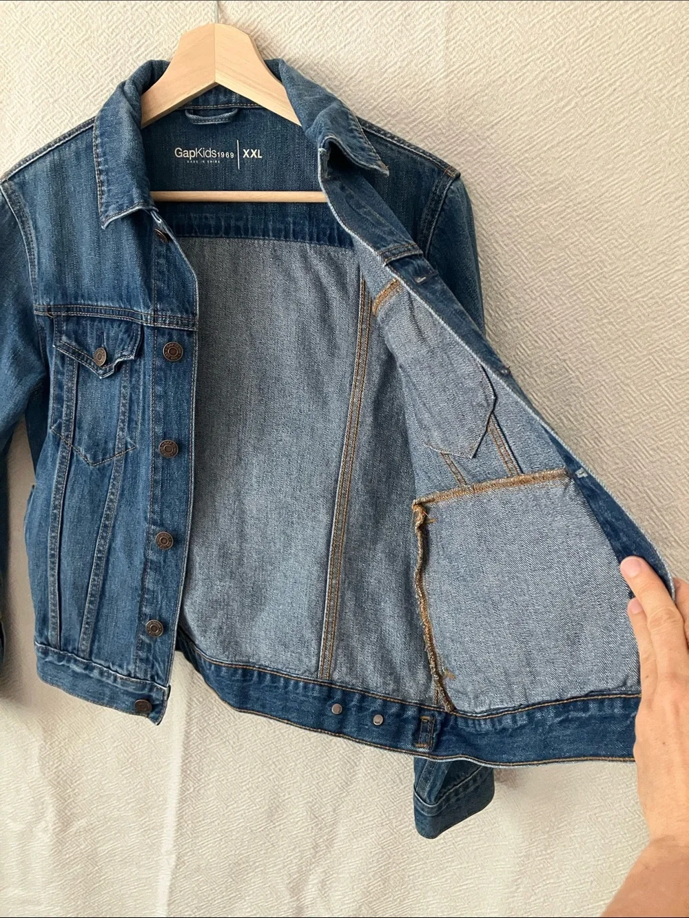 GAP Kids XXL 100% Cotton Denim Jacket